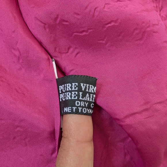 Vintage Louben Made In Canada Pure Virgin Wool Tweed Blazer Ptp 20" - Picture 7 of 8